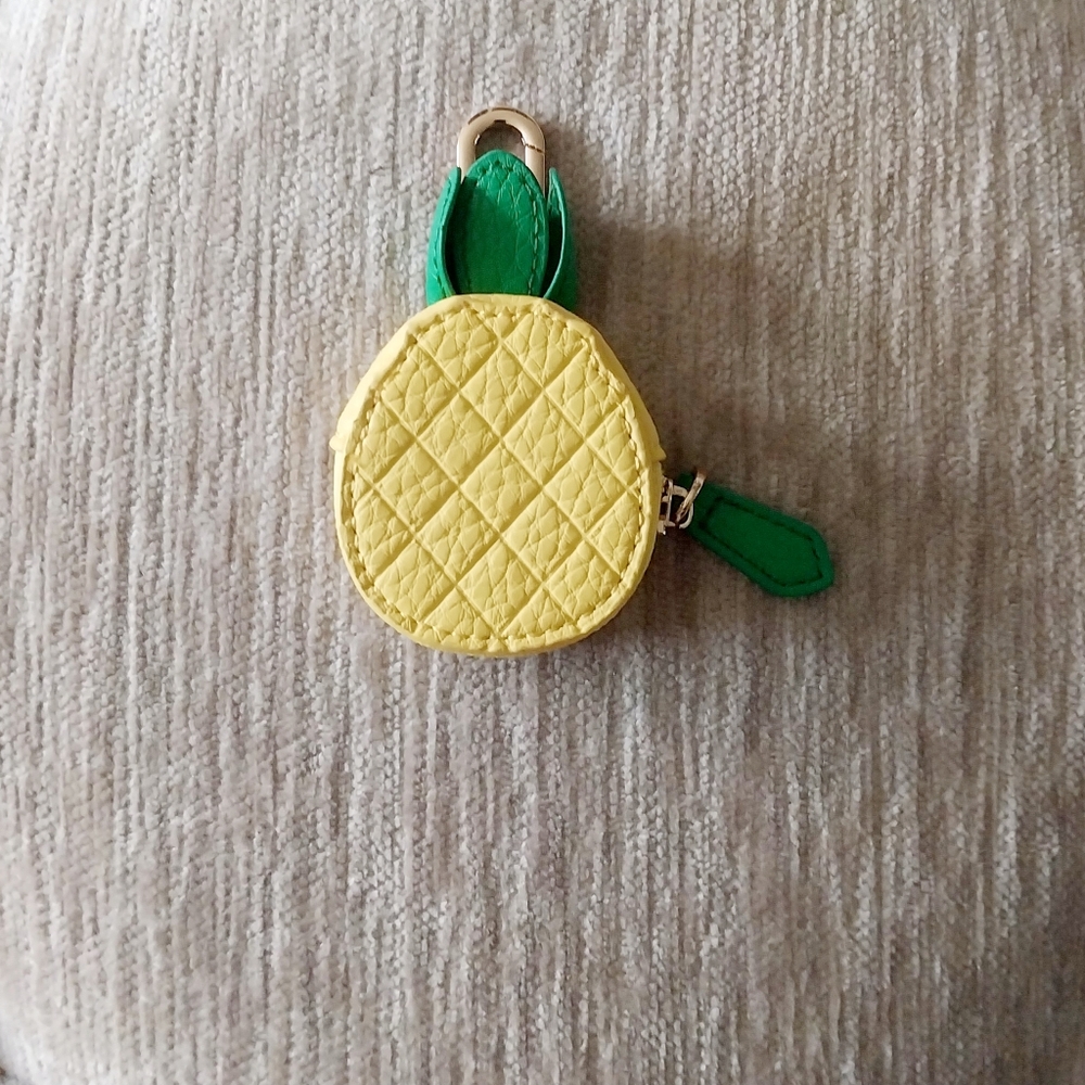 PINEAPPLE Bag Charm Coin Purse Keychain